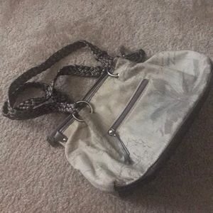 Silver purse in okay condition
